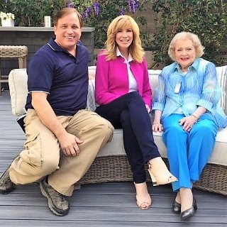 Terry with Leeza Gibbons and Betty White